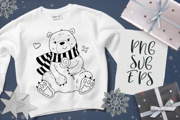Christmas Bear SVG: Elevate Illustrations