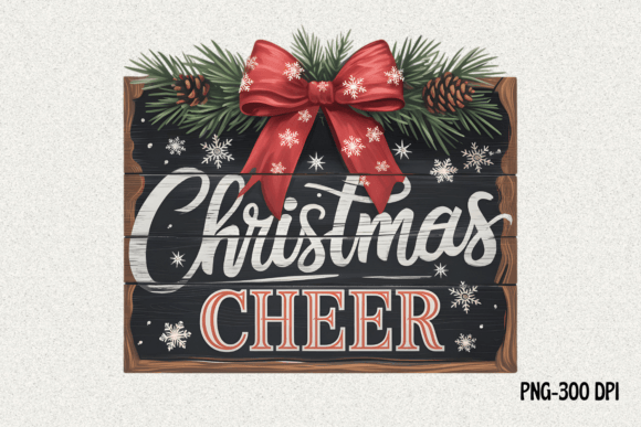 Christmas Cheer, Christmas Sign Png Illustrations