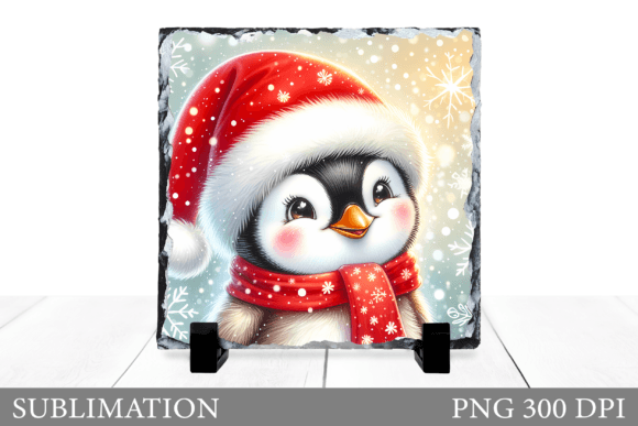 Christmas Penguin Slate Design: Illustrations Review