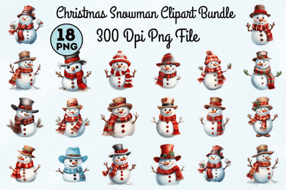 Christmas Snowman Cowboy Hat Clipart Review