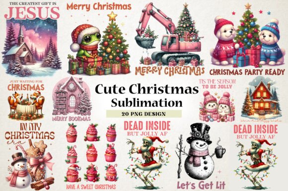 Cute Christmas Sublimation Design Bundle Review