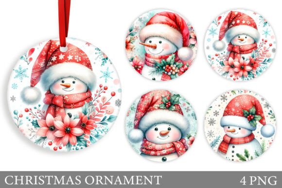 Cute Koala Christmas Ornament Design & Illustrations