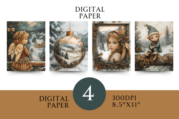 Elf Fairy Christmas Paper JPG: A Designer’s Review