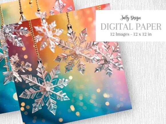Luxury Gray Glass Snowflake Illustrations Review