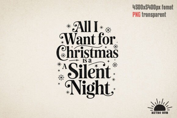 Review: All I Want for Christmas is a Silent Night Xmas PNG