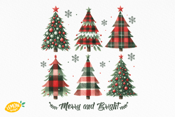 Review: Plaid Christmas Trees PNG Sublimation for Embroidery