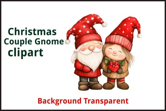 Reviewing Christmas Couple Gnome Clipart 24