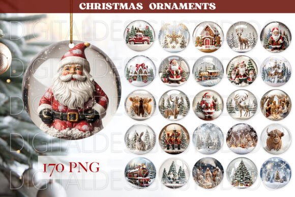 Reviewing Snow Globe Christmas Ornaments Png for Embroidery