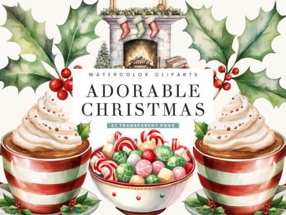 Reviewing Watercolor Adorable Christmas Clip Art for Embroidery